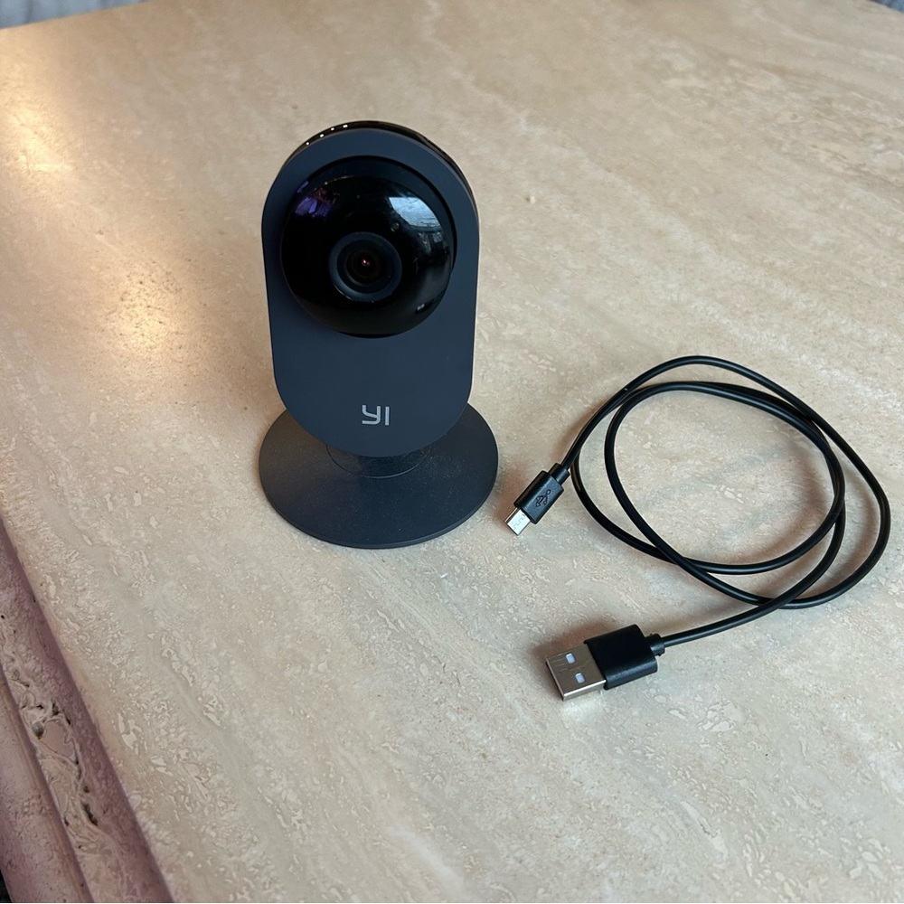 YI 1080p Home Security Camera Black